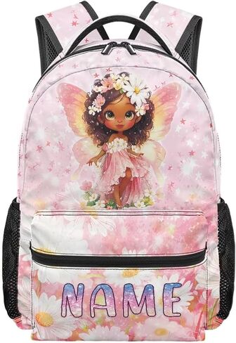 Doojoayie School Backpack for Kids Cute Girls Bookbags Fox Backpack for Girls Ages 8-10 Large Capacity & Heavy Duty Kids School Bags with 2 Side Mesh Pockets in Saudi Arabia