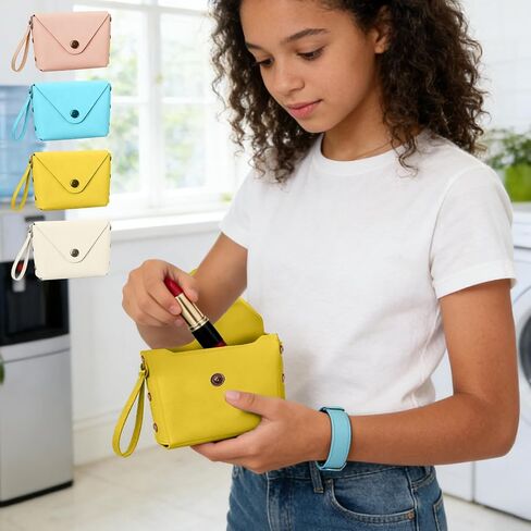 Coin Purse, Mini Wallet, Dual-Color Reversible Coin Purse Holds keys, loose change, and more. in Kuwait