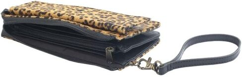 Myra Bag Uptown Girl Leather & Hairon Wallet Cotton + Fur Leather Bag S-2732 in Kuwait