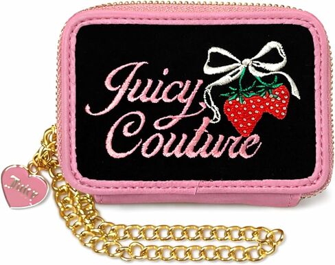 حافظة بطاقات بسحاب مربعة من Juicy Couture Retro بسحاب حول المعصم in Kuwait