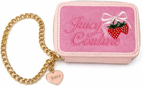 حافظة بطاقات بسحاب مربعة من Juicy Couture Retro بسحاب حول المعصم in Kuwait