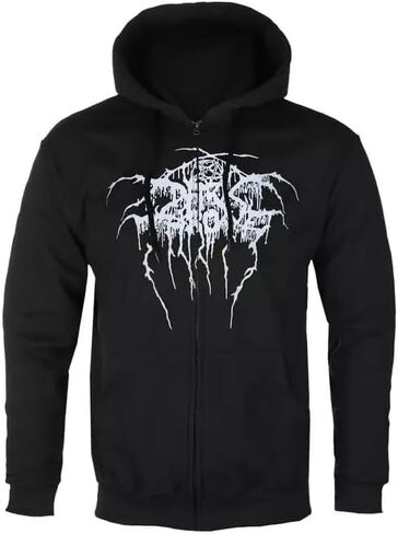 سترة Darkthrone الرجالية A Blaze In The Northern Sky بسحاب أسود | بضائع مرخصة رسميًا in Kuwait