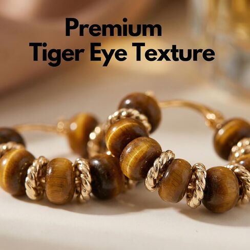 3 Pair Brown Hoop Earrings Set For Women Vintage Boho Drop Jewelry Earthy Polished Chunky Statement Pieces Trendy Everyday Fashion Accessories in Saudi Arabia