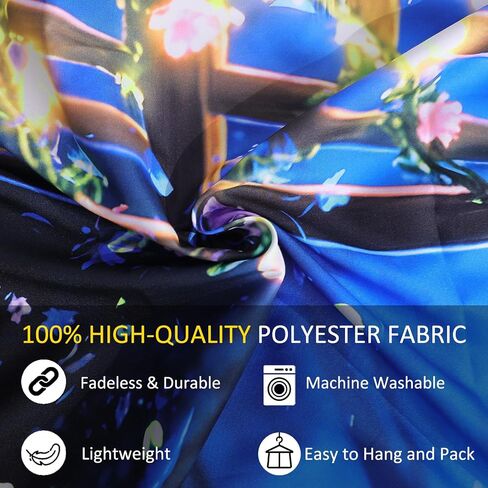 نسيج Kosseco Butterfly Blacklight، نسيج جداري خفيف أسود نباتي لملصقات غرفة النوم، توهج تفاعلي للأشعة فوق البنفسجية في الظلام، نسيج معلق على الحائط لديكور غرفة المعيشة (60 بوصة × 80 بوصة) in Kuwait