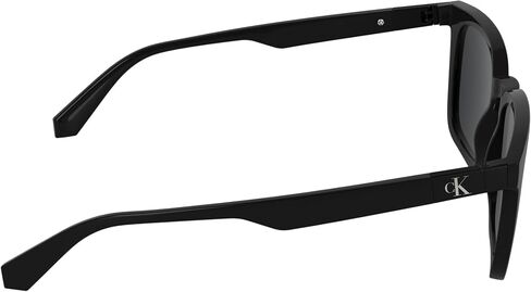 Calvin Klein Jeans Men's Sunglasses CKJ26603S - Black with Solid Grey Lens in Kuwait