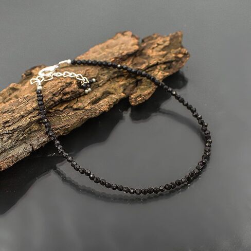 Natural Gemstone Beaded Bracelet, Microfaceted Crystals, Handmade Dainty Jewelry, Bohemian Plated Bracelet-Gift in Saudi Arabia