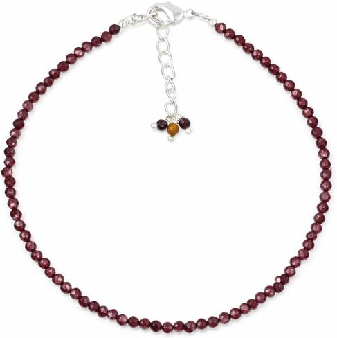 Natural Gemstone Beaded Bracelet, Microfaceted Crystals, Handmade Dainty Jewelry, Bohemian Plated Bracelet-Gift in Saudi Arabia