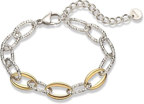 18K Gold Plated Dainty Chain Bracelets For Women Mix Color Simple Design Stainless Steel Jewelry Gift in Saudi Arabia