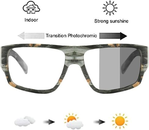 willochra Wrap Around Safety Glasses with Readers full lens Reading Glasses Men Transition Photochromic Sunglasses in Kuwait