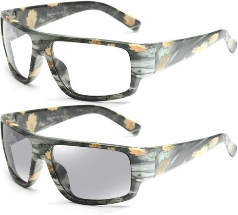 willochra Wrap Around Safety Glasses with Readers full lens Reading Glasses Men Transition Photochromic Sunglasses in Kuwait