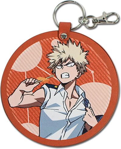 Great Eastern Entertainment My Hero Academia S2 - سلسلة مفاتيح Katsuki Bakugo Circle Pu in Kuwait