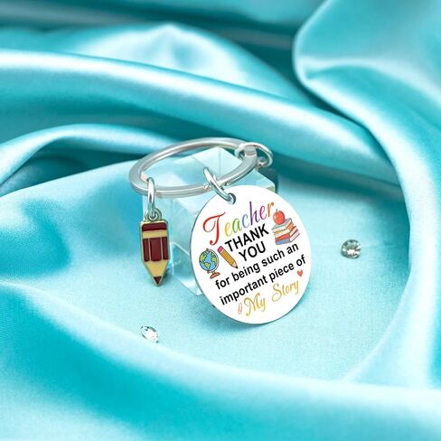 Teacher Appreciation Gifts for Teachers Thank You Teacher Keychain End of Year Teachers Gifts from Student Back to School Gift Appreciation Women Men Graduation Birthday Presents in Kuwait