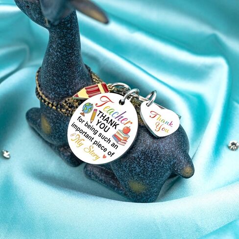 Teacher Appreciation Gifts for Teachers Thank You Teacher Keychain End of Year Teachers Gifts from Student Back to School Gift Appreciation Women Men Graduation Birthday Presents in Kuwait