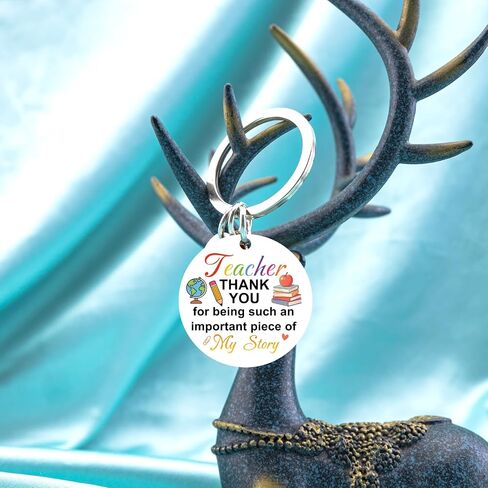 Teacher Appreciation Gifts for Teachers Thank You Teacher Keychain End of Year Teachers Gifts from Student Back to School Gift Appreciation Women Men Graduation Birthday Presents in Kuwait