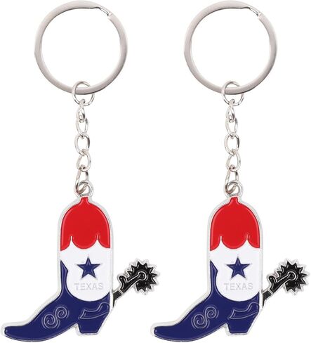 SandT Collection Texas Souvenir Keychain - Texan Flag Key Ring (2 Pack) in Kuwait