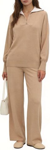LEO'VASE 2026 Cozy Lounge Sets for Women - Stylish 2 Piece Sets for Women Travel Outfits in Saudi Arabia