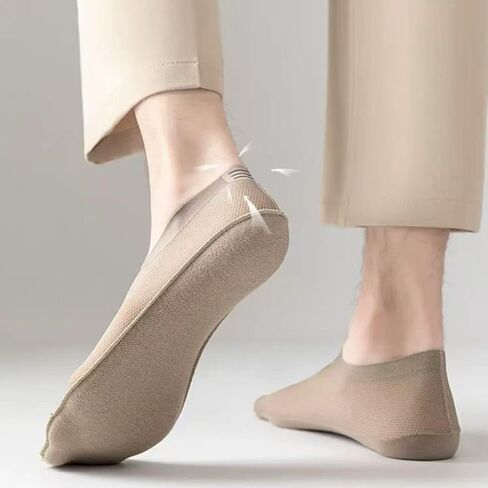 Ultra Thin Liner Socks Summer Non Slip No Show Socks Womens and Men Lightweight Breathable 4 Pair Packs in Kuwait