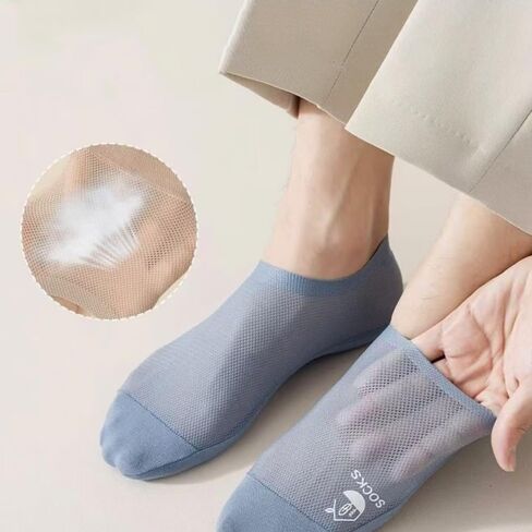 Ultra Thin Liner Socks Summer Non Slip No Show Socks Womens and Men Lightweight Breathable 4 Pair Packs in Kuwait