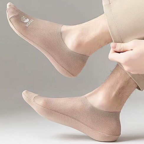 Ultra Thin Liner Socks Summer Non Slip No Show Socks Womens and Men Lightweight Breathable 4 Pair Packs in Kuwait