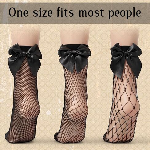 3 Pairs Fish Net Socks Mesh Sexy Socks for Women, Nylon Fishnet Sock | Black Ankle Sock Stretchy See Through Socks for Women Girls Daily Cosplay Summer Party Wear in Saudi Arabia