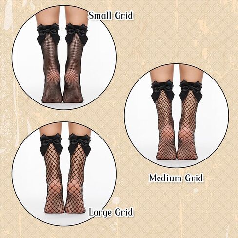 3 Pairs Fish Net Socks Mesh Sexy Socks for Women, Nylon Fishnet Sock | Black Ankle Sock Stretchy See Through Socks for Women Girls Daily Cosplay Summer Party Wear in Saudi Arabia