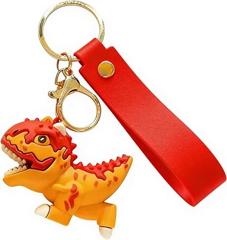 Cute Cartoon Dinosaur Keychain, T-Rex Design, Car Ornament Accessory, Decorative Small Gift in Saudi Arabia