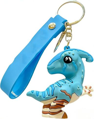 Cute Cartoon Dinosaur Keychain, T-Rex Design, Car Ornament Accessory, Decorative Small Gift in Saudi Arabia