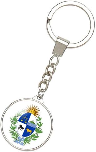 Ykonuyis Country National Emble Keychain Alloy Key Ring Double Sided Coat of Arms Key Chain in Saudi Arabia