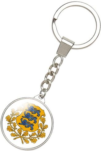 Ykonuyis Country National Emble Keychain Alloy Key Ring Double Sided Coat of Arms Key Chain in Saudi Arabia