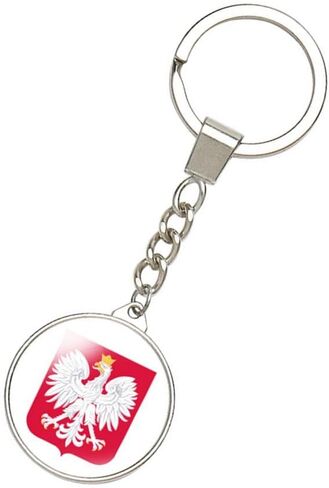 Ykonuyis Country National Emble Keychain Alloy Key Ring Double Sided Coat of Arms Key Chain in Saudi Arabia