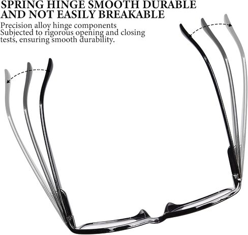 Reading Glasses for Women Blue light Blocking Readers Lightweight Spring Hinges Computer Eyeglasses Readers in Saudi Arabia