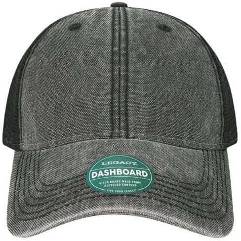 Legacy DTA Dashboard Trucker Cap Adjustable Mesh Snapback Hat, Single or Bulk Blank Packs in Kuwait