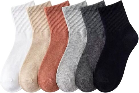 Women's Quarter Crew Socks, Lightweight Casual Above Ankle Socks for Women, Breathable Smooth Toe in Saudi Arabia