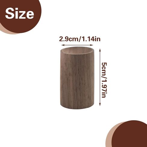 4 PCS Wood Essential Oil Diffusers, 4 Different Woods Small Cylinder Passive Diffuser for Home, Office, Bathroom, Bedroom, Car, Wardrobe, Yoga Hall and SPA (Wood Has No Fragrance) in Saudi Arabia