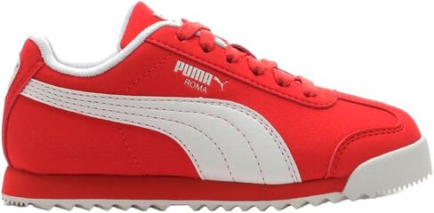 حذاء رياضي PUMA للأطفال الأولاد روما برباط معكوس كاجوال - أحمر in Kuwait