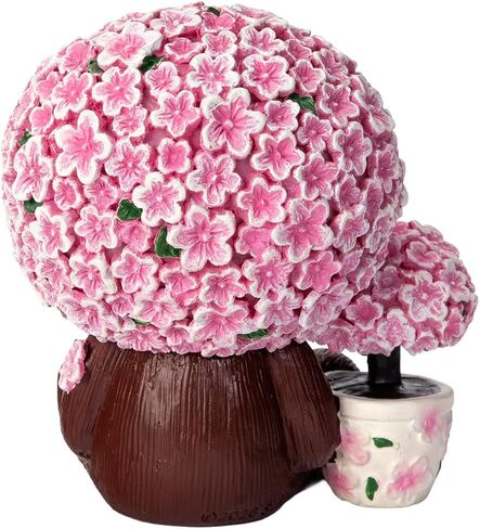 Pacific Giftware Sakura Furrybones Cherry Blossom Skeleton Figurine, Cute Pink Skull Collectible Statue with Flower Pot, Kawaii Floral Resin Gothic Decor 3.25" H in Saudi Arabia