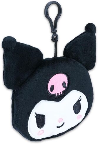 Kuromi Coin Purse Set - Bundle with 5" Sanrio Mini Pouch with Keychain Plus Stickers, More | Kuromi Coin Wallet for Women in Saudi Arabia