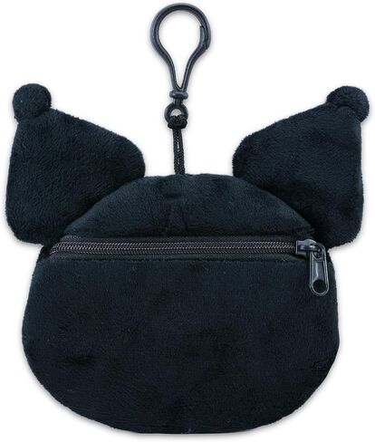 Kuromi Coin Purse Set - Bundle with 5" Sanrio Mini Pouch with Keychain Plus Stickers, More | Kuromi Coin Wallet for Women in Saudi Arabia