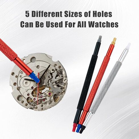 5PCS Watch Hands Repair Tool Kit with Puller, Removers Lever Minute Second Removal, Hand Pressers Pusher, Watch Hand Professional Setting Removal Tool in Saudi Arabia