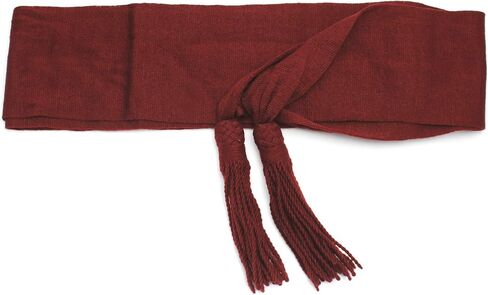 Civil War Officers Uniform Wool Sash - Crimson/Maroon/Burgundy Waist Sash - Authentic to Period - ACW Reenactment Product in Saudi Arabia