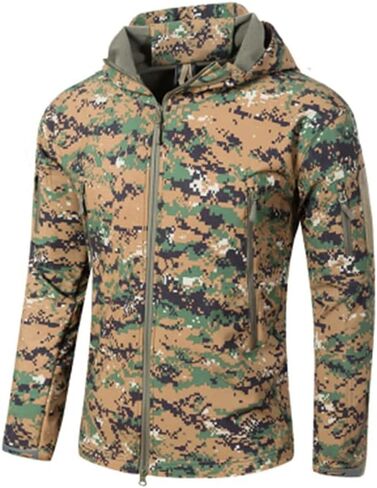 Tactical Coat Combat Camouflage Outdoor Hoody Softshell Jacket in Kuwait