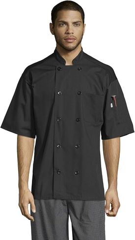 معطف Delray Chef بخيوط غير شائعة مع أكمام شبكية قصيرة 5.25 in Kuwait