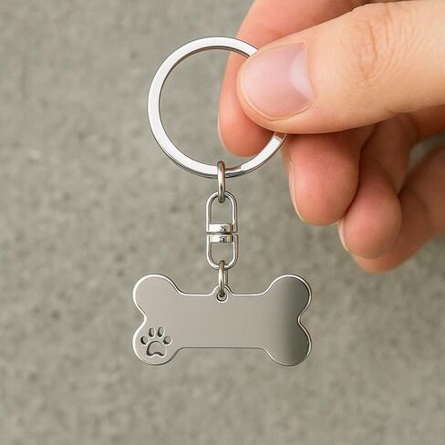 Dog Keychain with Paw Print Design, Cute Key Chains for Women Bag Charms, Animals Keychains Gift for Women Mens Girls Dogs Lovers in Saudi Arabia