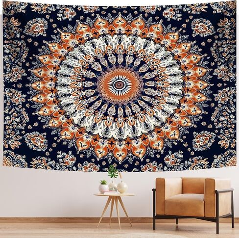 NYZE Mandala Tapestry Wall Hanging Hippie Bohemian Wall Decor Wall Art Indian Tapestries Boho Home Decoration for Bedroom Living Room Dorm 59x 51 in in Saudi Arabia