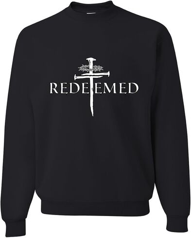 سترة Wild Bobby Reded Cross Jesus Christ Nails الملهمة للإيمان المسيحي للرجال والنساء والأطفال in Kuwait