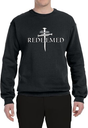 سترة Wild Bobby Reded Cross Jesus Christ Nails الملهمة للإيمان المسيحي للرجال والنساء والأطفال in Kuwait