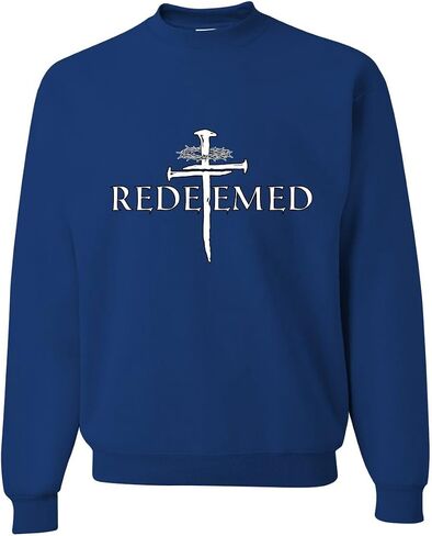 سترة Wild Bobby Reded Cross Jesus Christ Nails الملهمة للإيمان المسيحي للرجال والنساء والأطفال in Kuwait