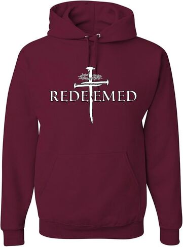سترة Wild Bobby Reded Cross Jesus Christ Nails الملهمة للإيمان المسيحي للرجال والنساء والأطفال in Kuwait