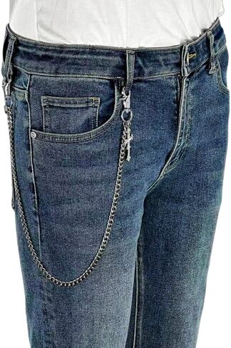 Cross Pendant Wallet Chain, stainless steel pant chain Jean Chain Accessory in Saudi Arabia