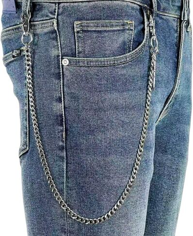 Cross Pendant Wallet Chain, stainless steel pant chain Jean Chain Accessory in Saudi Arabia